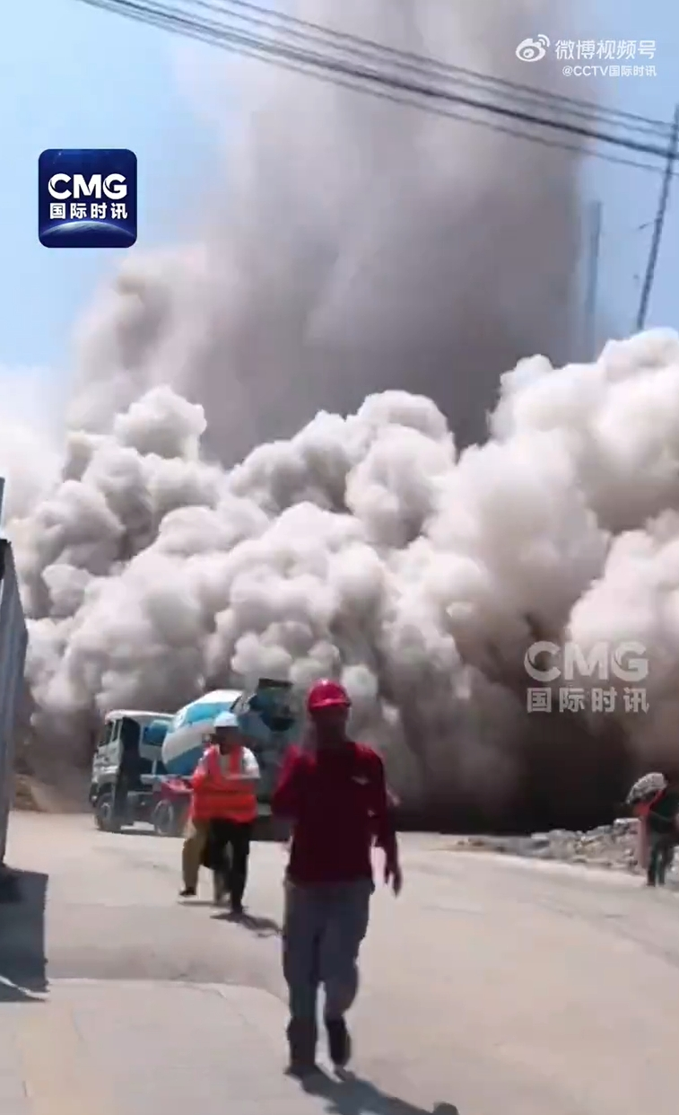 7.9级地震后，缅甸又发生6.4级地震！曼谷一高楼倒塌，泰国股票交易暂停！泰总理中断会议，紧急商讨应对措施