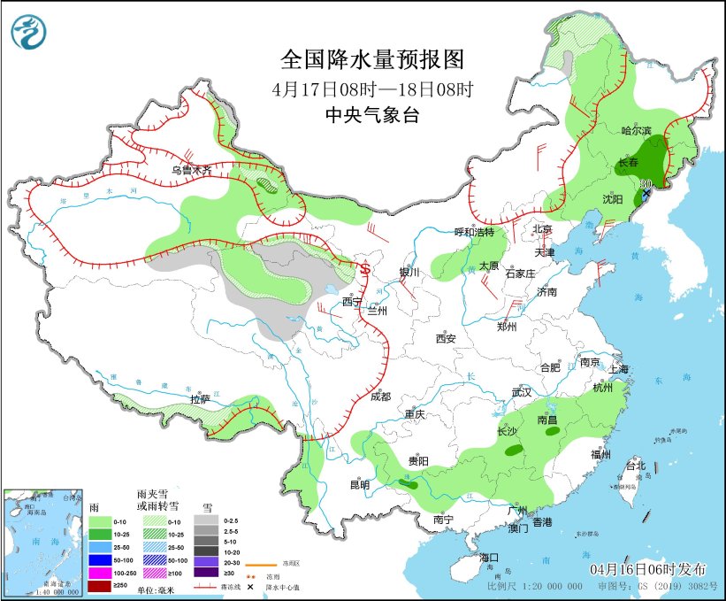 中央气象台：北方地区多大风，新疆北部等地有雨雪天气