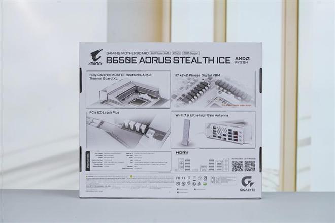 技嘉B650E AORUS STEALTH ICE背插主板评测：美貌与实力并存 锐龙9000最美座驾
