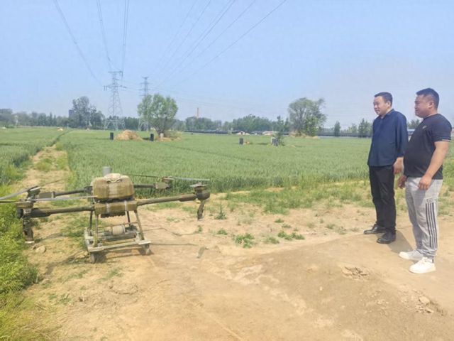 台前县后方镇：全面推进小麦“一喷三防” 筑牢夏粮丰收根基