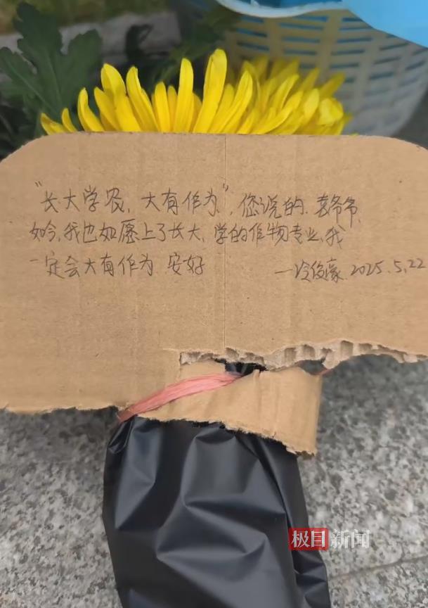 袁隆平院士逝世四周年，大学生献花缅怀：长大学农，一定大有作为