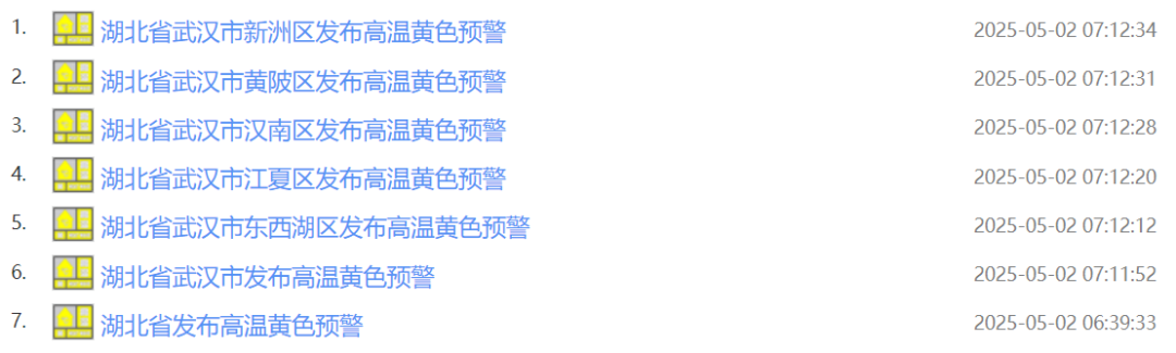 刚刚，武汉发布今年首个高温预警！