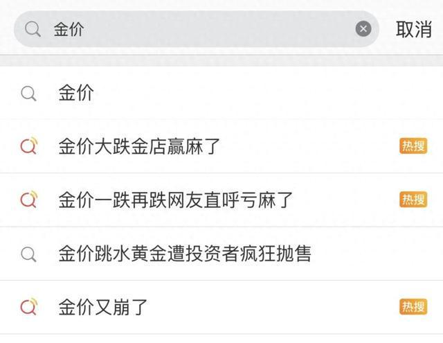 金价接连下跌