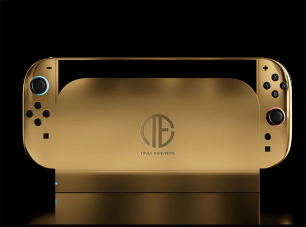 有钱的可以考虑 全球首款24K金Switch 2来了！6.1万元起、限量250台