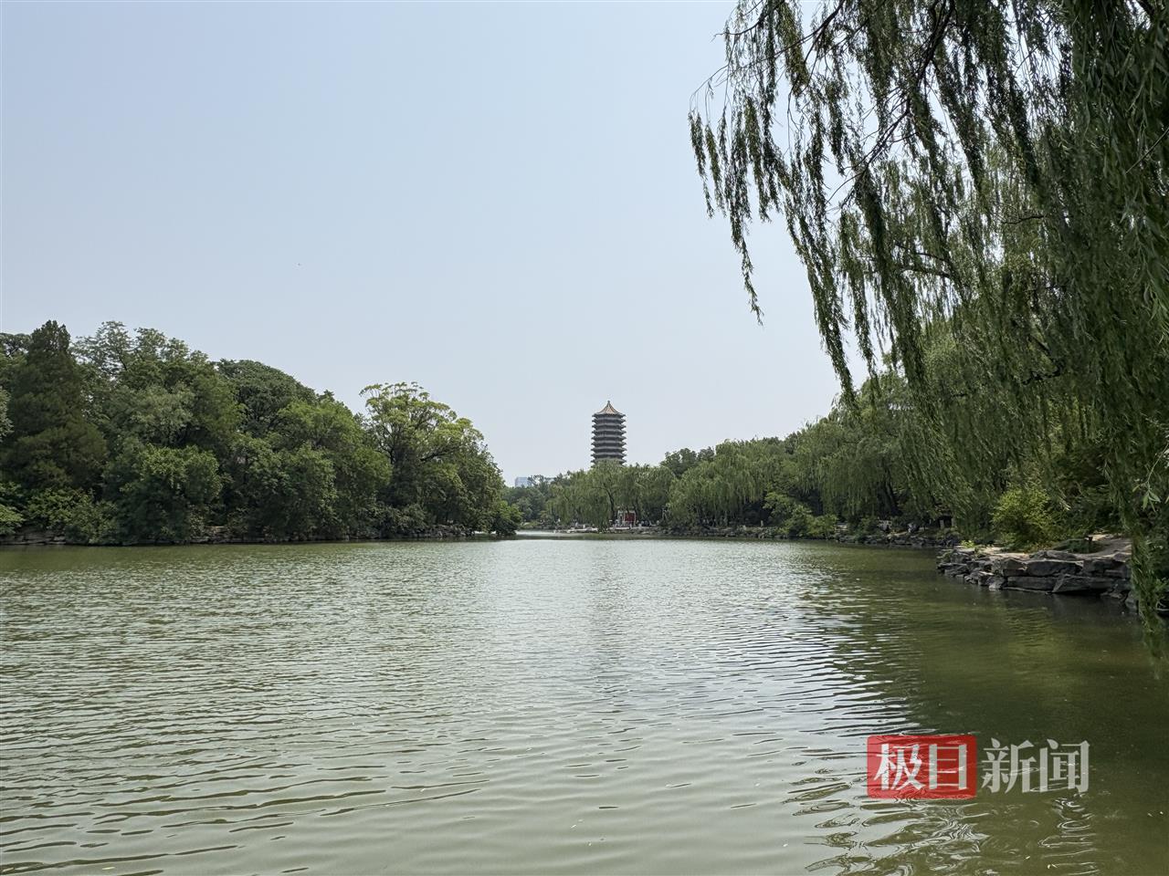 记者实探北大未名湖：部分区域设防护链，保安称取水取土“绝对不允许”