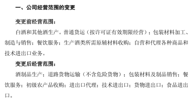 经营范围删除“白酒”，金种子酒要转型？刚刚公司最新回应