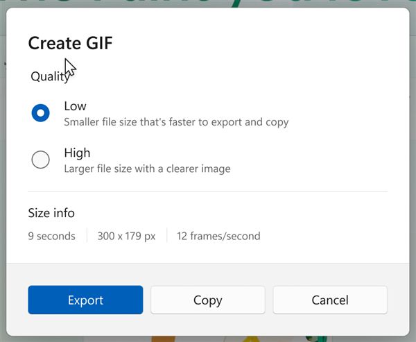 Win11截图工具获急需实用新功能！可录制屏幕保存为GIF